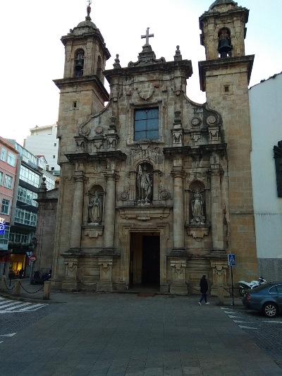 Kerk van San Jorge bij het María Pita plein