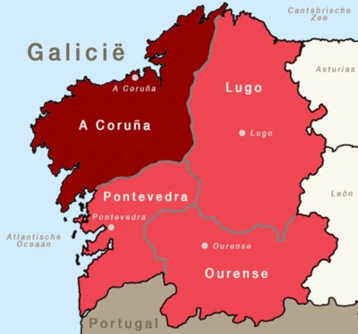 Provincie A Coruña, Galicië