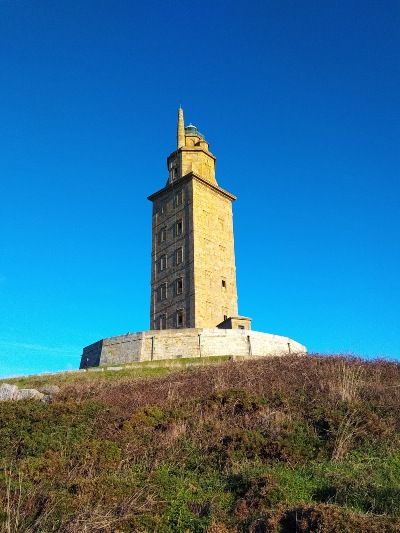 De bekendste vuurtoren van Galicië, de toren van Hércules