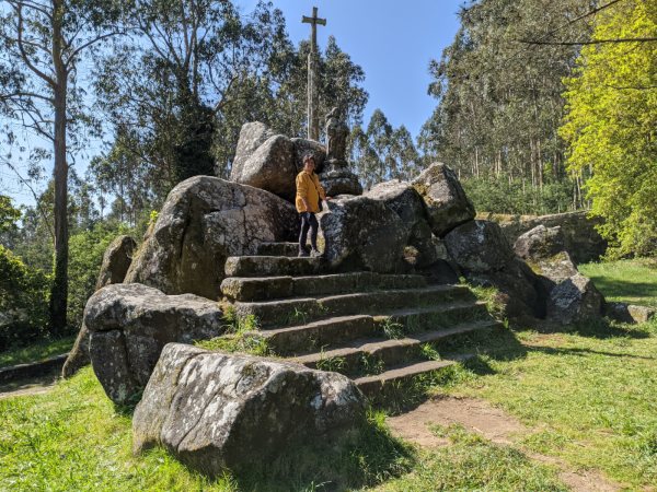 De rotsen waar de Apostel Santiago predikte