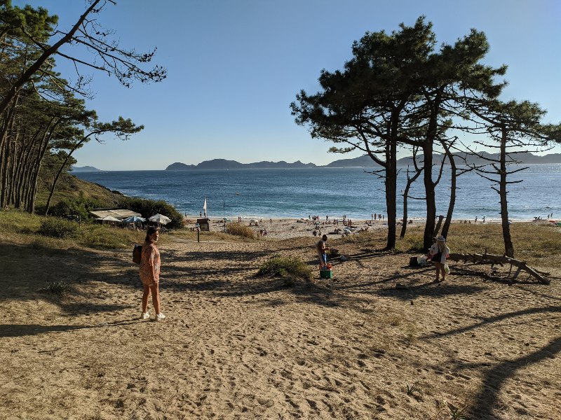 Ruige stranden van de Rías Baixas