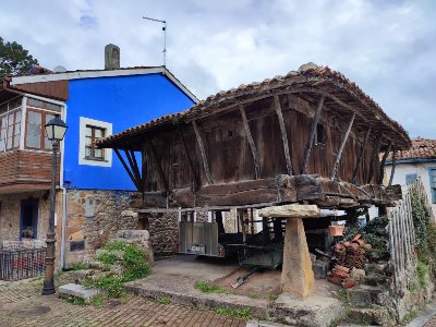 Hórreo in Torazu, Asturië