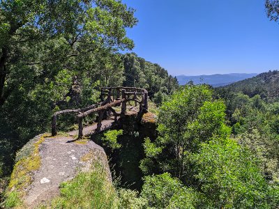 Uitkijkpunt in natuurpark Monte Aloia